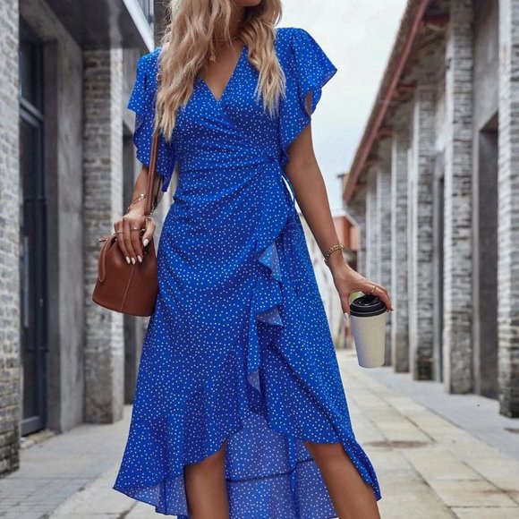 Blue Preppy Womens Dress - Picture 1 of 5